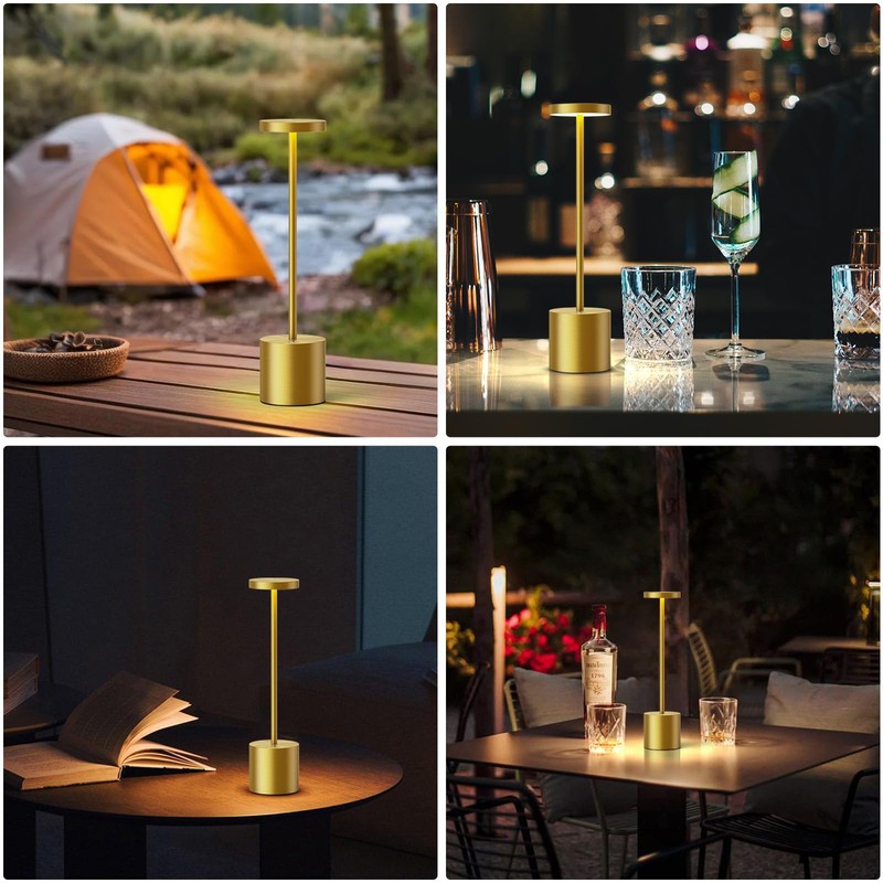 SAKRINGT Cordless Table Lamps Rechargeable,6000mAh Portable Battery Operated LED Table