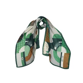 Louis Quatorze Scarf Trenu Wool Silk Long Scarf