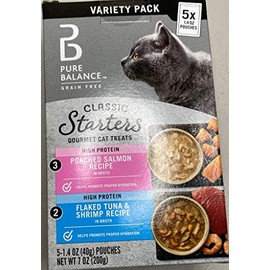 Pure Balance Grain Free, Classic Starters Goumet Cat Treats