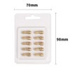 Electric Grinding Accessories 10Pcs 3.2mm-0.5mm Mini Drill Brass Collet Chuck