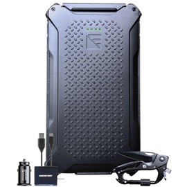 Dark Energy Poseidon Pro Indestructible Portable Charger | USB-A and USB-C Connectors, Ultra-Durable Armorflex, Long Lasting Battery, 10,200 mAh | with Signature Series Plugs, Black