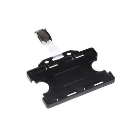 OPUS 2 Name Badges 75 x 40 mm with Clip and Pin, Pack of 24