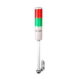 LUBAN Tower Stack Lights, Industrial Warning Signal Lights Tower Lamps Column, Factory Workshop Safety RGB Signal Indicator, LED Andon Lights (110V, 2 Layers, Without Sound)