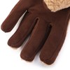 Harssidanzar Womens Winter Sherpa Gloves Thermal Thinsulate Lined Genuine Suede