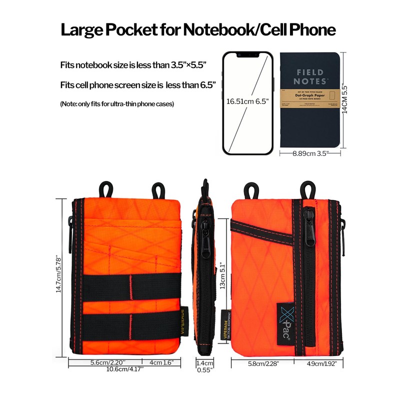 VIPERADE VE16N X-Pac EDC Pouch Tool Organizer, Multifunction Small Tools