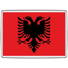 Pixly® Albania Flag Fridge Magnet Large Jumbo Size Albanian Keepsake Country Souvenir Novelty Refrigerator Magnets Gift