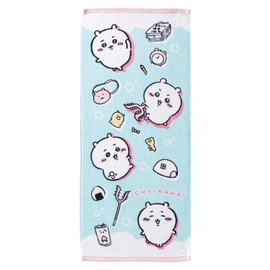 Marushin Face Towel Chiikawa Chiikawa Various Back Side Color 100% Cotton Antibacterial Deodorizing 0775039500