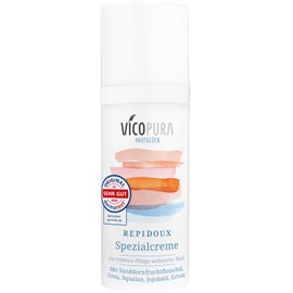 VICOPURA REPIDOUX Intensiv-Creme, 50ml, Hornhautcreme zur Pflege rauher, verhornter Haut an Füssen, Ellbogen, Händen, Körper