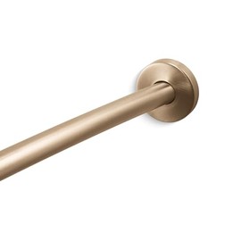 KOHLER K-9351-BV EXPANSE CURVED SHOWER ROD - CONTEMPORARY, Vibrant Brushed Bronze
