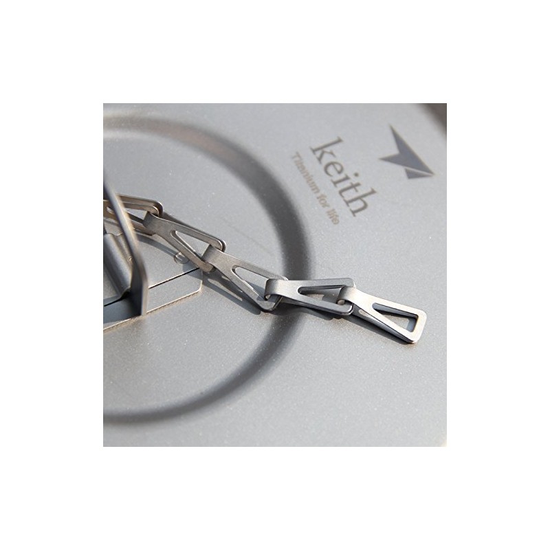 Keith Ti1600 BBQ Parts Titanium Hanging Chain Camping Cookware Hanging