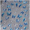 2 Blatt Nagelsticker Schmetterling Deko, Nail Sticker Selbstklebend mit 5D
