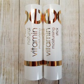 2 Perfectly Pure Natural Vitamin E Moisture Stick Lip Balm Skin Care Lipstick