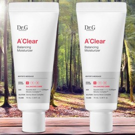 Dr. G Skin Moisture Skin Oil Moisture Aclear Balancing Moisturizer Day Cream 2pcs 70ml / 닥터지 피부수분 피부유수분 에이클리어 밸런싱 모이스처라이저 데이크림 2개 70ml