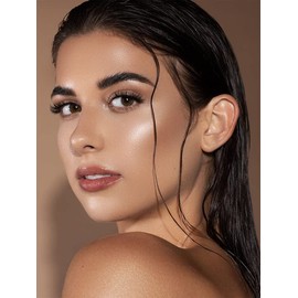 SHEGLAM Glow Bloom - Resaltador líquido impermeable de larga duración en crema con acabado brillante y húmedo, color vainilla Frost