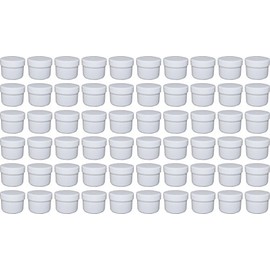 60 Salbendöschen Cremedöschen Salbenkruke,, Flat 35 Ml-Made IN GERMANY