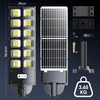 WERCHTAY 2 Pack Solar Street Lights Outdoor Waterproof, 6500K 504