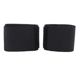 Keenso Soccer Shin Guard Strap Shin Guard Strap Strap Shinguard,Fixed Bandage Tape Fastener Shinguard Adjustable Elastic Sports Strap Shin Guard Belt for Running, Cycling Catcher Leg (Negro)