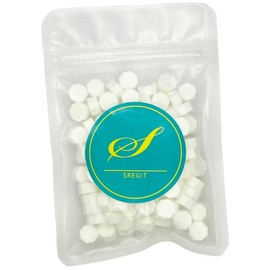 SREGIT Sealing Wax Sealing Stamp [Rich Colors] Bead Wax (02. White)