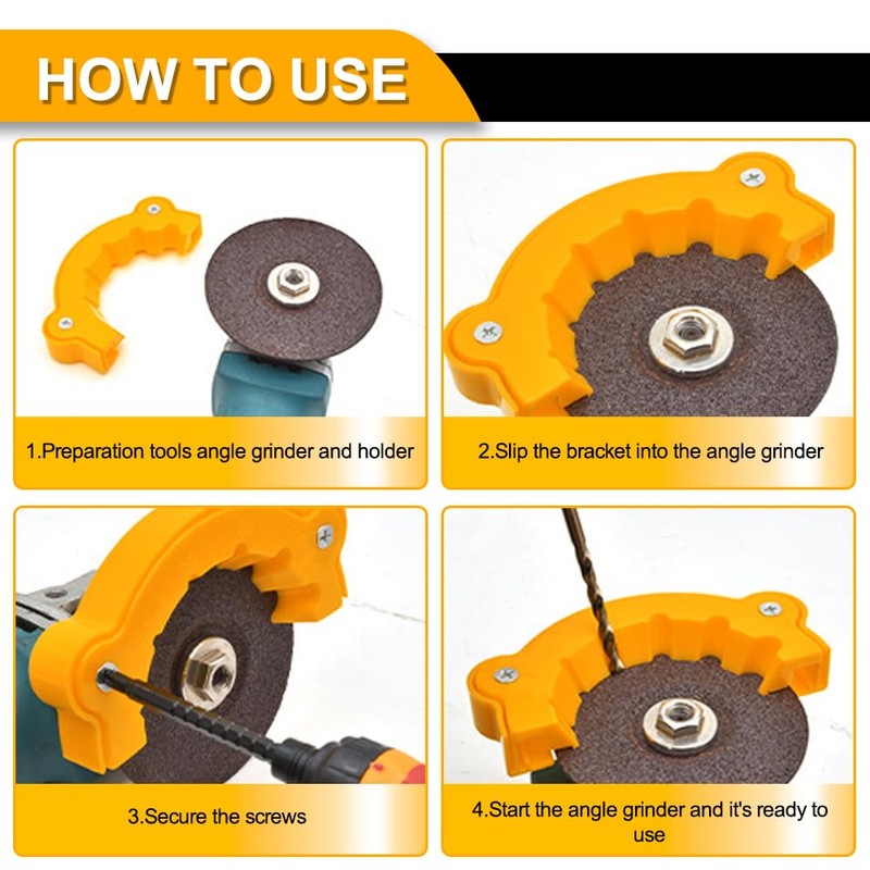 Pilikoll 5 Pcs Drill Sharpener Tool Drill Bits Grinding Attachment