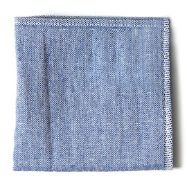 Sasawashi Gauze Handkerchief (25 x 25cm), Navy
