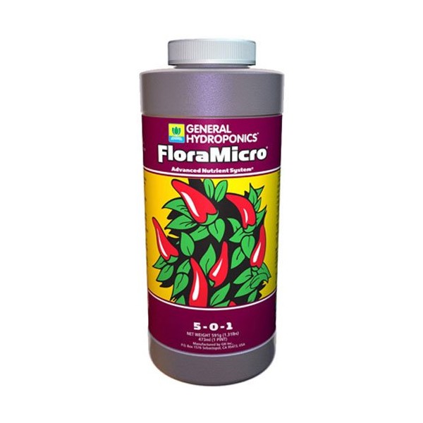 General Hydroponics FloraMicro, 16-Ounce