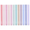 Willingood [Pack of 12] Aesthetic Highlighters with Soft Chisel Tip,