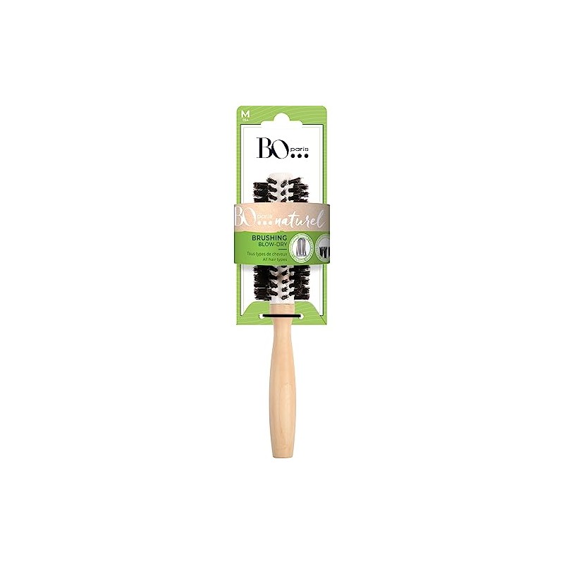 Brush for Brushing, GM Wood, 100% Wild Boar, Ceramic