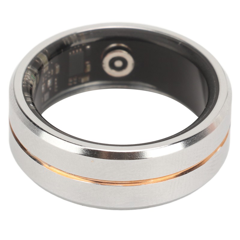 Smart Ring Silver Waterproof Remote Control Shooting Smart Health Tracker
