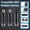 Depusheng S5 Wireless Guitar Transmitter Receiver with 2 Wireless XLR