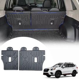 YEBOOCA Rear Seat Back Cover Backrest Protector for Forester 2019-2024,All Weather TPE Rear Seat Backrest Mats Dog Seat Liner 2 PCS
