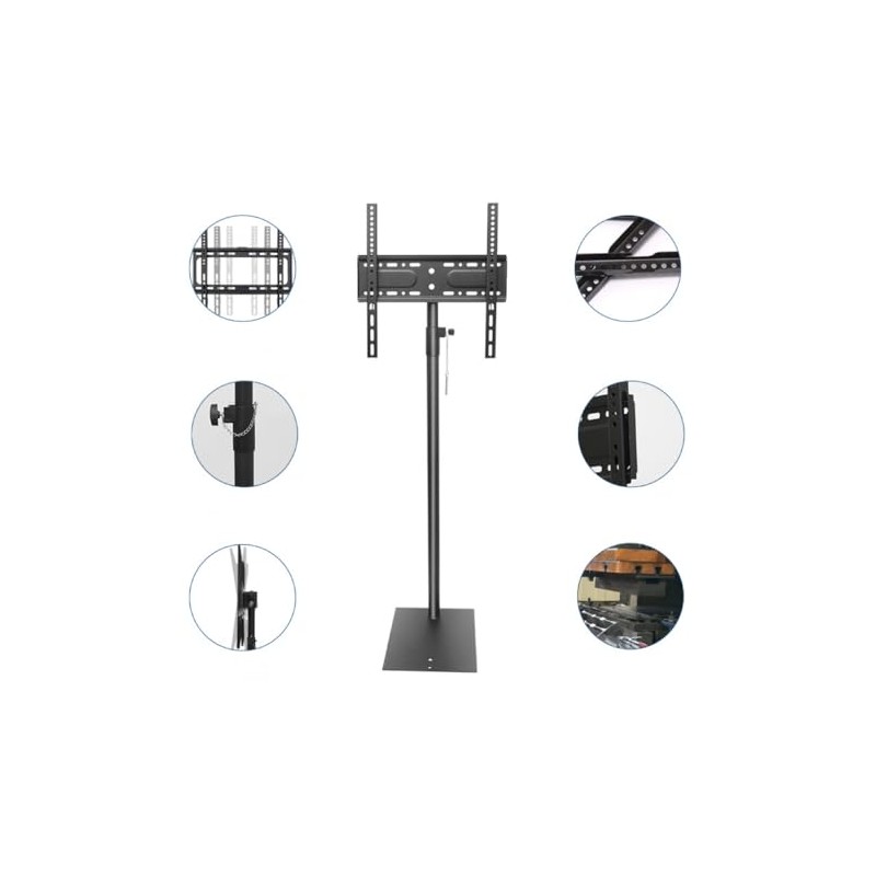 Universal 32-55-inch TVs Bracket, Floor-to-Ceiling TV Hanging Frame, exempting perfunction