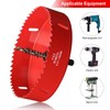Hole Saw 6 1/8” (155mm) for Wood, HSS Bi-Metal Hole