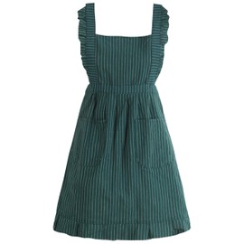 FAIRYGATE Cotton Aprons for Women Unisex Adjustable Apron Cooking Kitchen Chef Women Men Aprons for Home Kitchen Restaurant Coffee house Cotton A1633