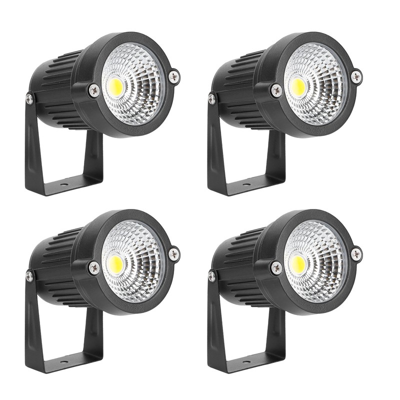 4PCS Waterproof Outdoor Spotlights LED Landscape Light DC12V for Driveway
