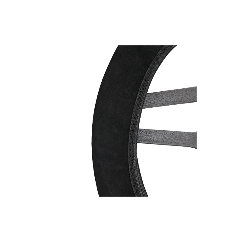 Simoni Racing CVT/10N Universal Steering Wheel Cover, Black Face