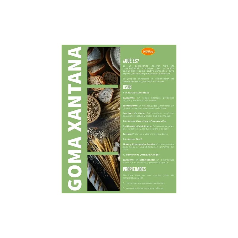 Goma Xantana Y Psyllium Polvo Keto 500 Gr Cu