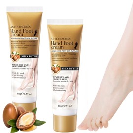 2PCS Foot & Hand Cream - Repair for Cracked Heels, Dry Hands & Feet, Intensive Moisturizing Treatment for Deep Cracked Skin & Hard Skin, Repair Cream for Foot & Hand Care