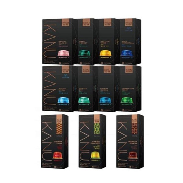 Kanu Kanu Capsule Coffee 11-piece set (110 capsules) exclusively for