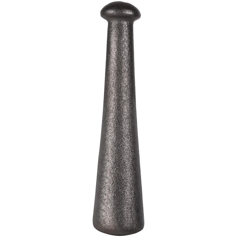 Cast Iron Mortar and Pestle Tool Set Rock-Ore Crusher Grinder