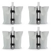 RIOGOO Pack of 4 Gazebo Sandbags Industrial Quality High Performance