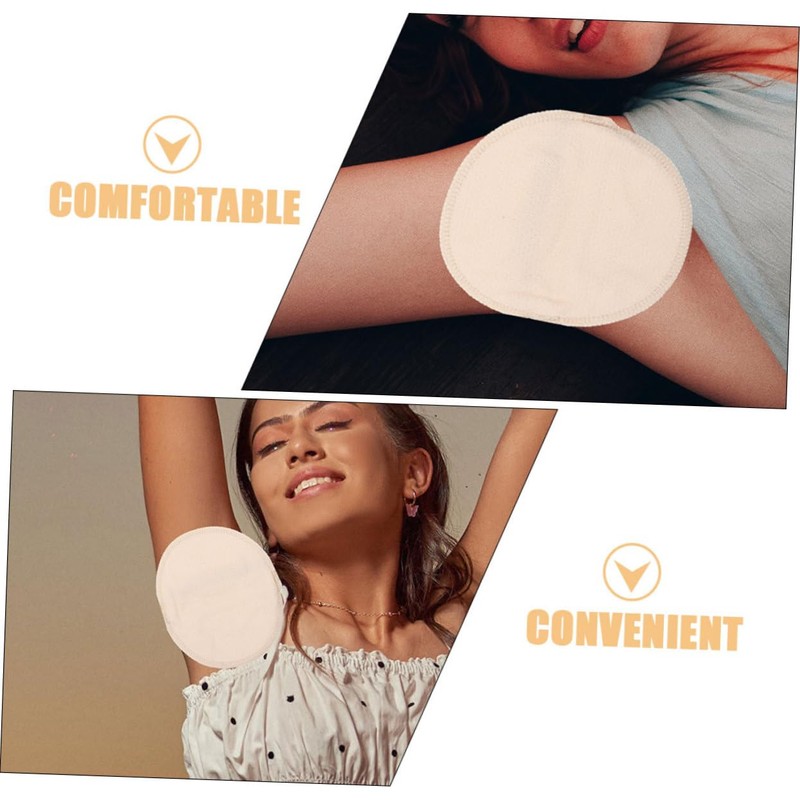 Healeved 5sets Quick Dry Armpit Pads Absorbent Underarm Sweat Pads
