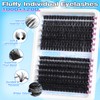 wiwoseo Fluffy Individual Eyelashes Kit 100D+120D Lash Extension kit Russian
