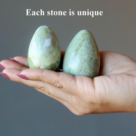 Satin Crystals Serpentine Egg First Bloom Plants Pines Spring Green 2.0-2.25 inch