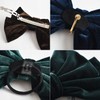 Ribbon Elastic Large Women's Velour Wedding Graduation Cute Stylish Hair