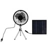 Portable Solar Fan 6W 6 Inches Solar USB Dual Powered