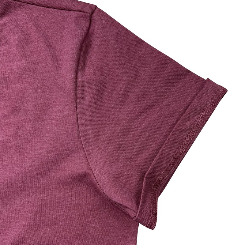 BLACKMYTH Women Cute Graphic Tees Cotton Bleesed Heart T-Shirts Wine