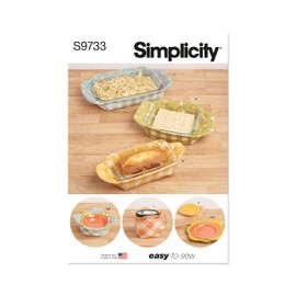 Simplicity Kitchen Cozies Sewing Pattern Kit, Code S9733, One Size, Multicolor