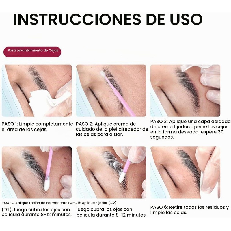 Yinhing Kit Elevador de Pestañas, Kit Profesional para Permanente de