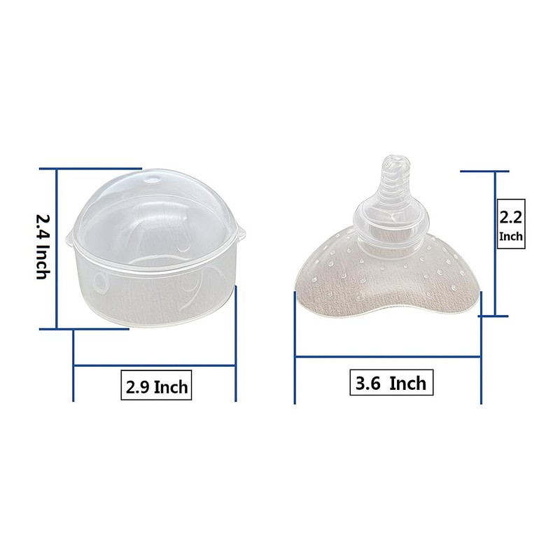 Finever Nipple Shield Premium Contact Nippleshield for Breastfeeding with Latch