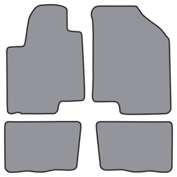 Auto Custom Carpet Floor Mats for 2010-2012 Kia Soul Molded